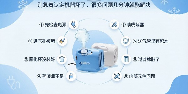 舊霧化器不出霧？別急著換新的，8 個步驟先自查